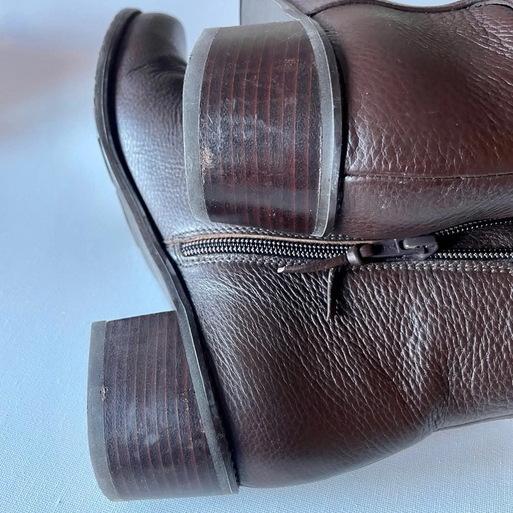 Stuart Weitzman Leather Booties - Picture 7 of 8